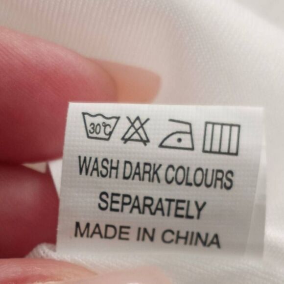 ALLIMY WHITE WOMEN SUMMER RUFFLE TRIM NECKLINE TANK TOPS DOUBLE LINED CHIFFON BL - Picture 12 of 12